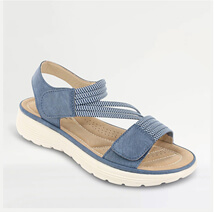 Dr Keller Elastic Strap Touch Fasten Sandal - LJ952